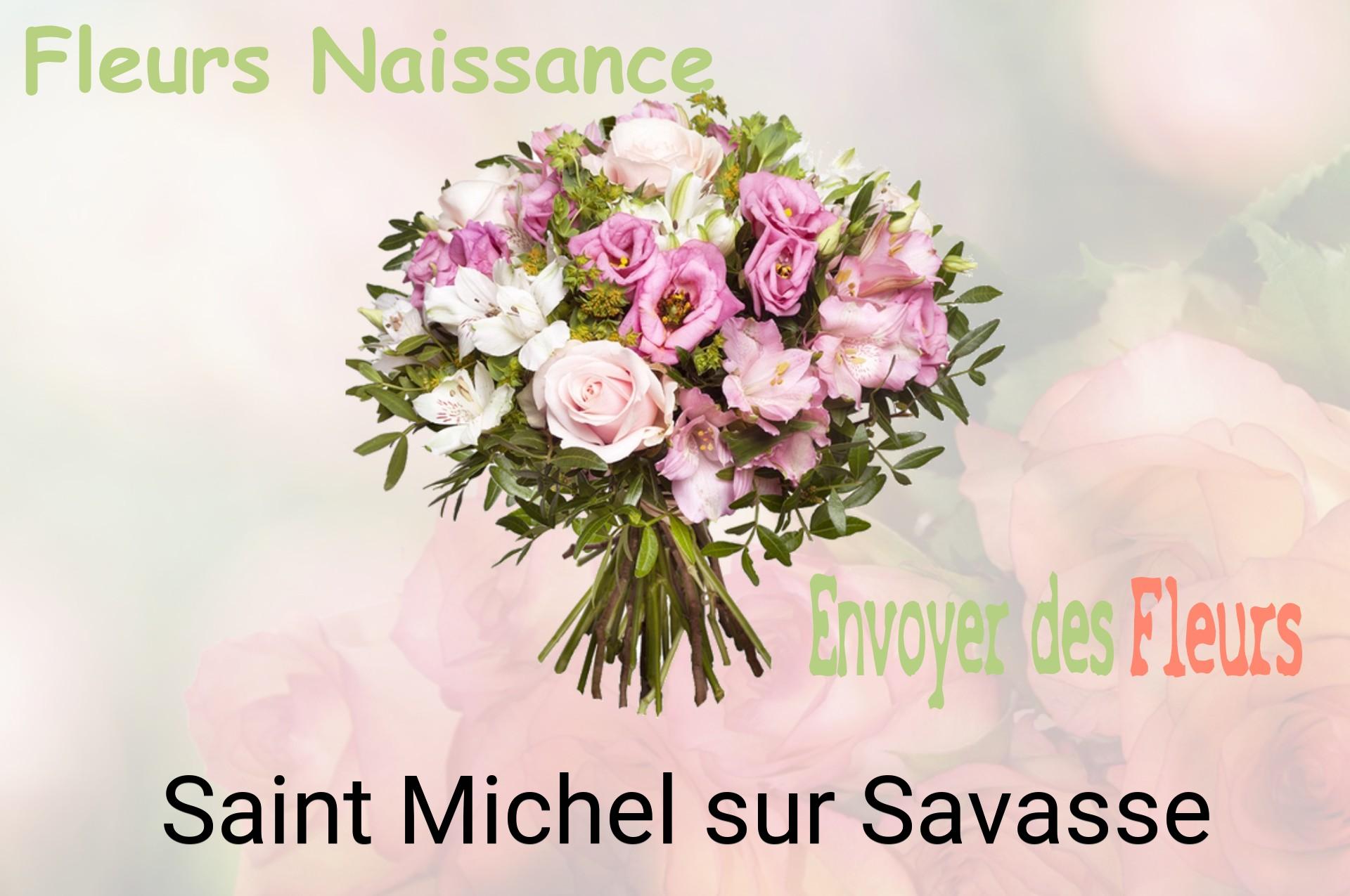Bouquet de fleurs de naissance livré à Saint-Michel-sur-Savasse